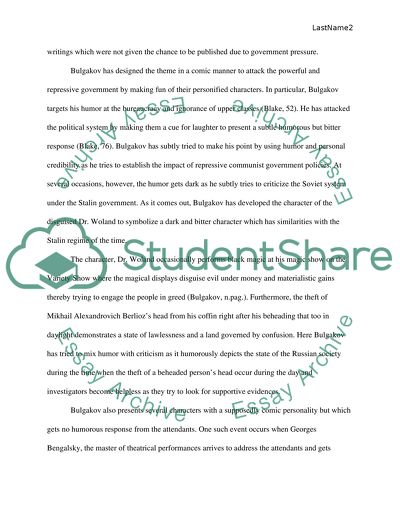 The Master and Margarita