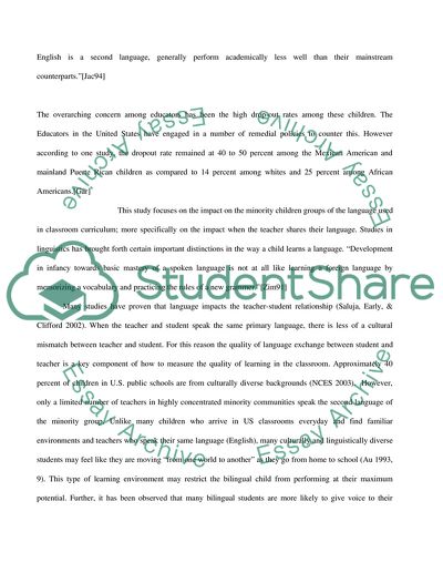 Do Children Benefit When Their Teacher Speaks Their Second Language