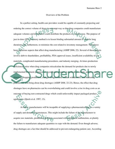 Drug Shortages Continue To Effect Patient Care