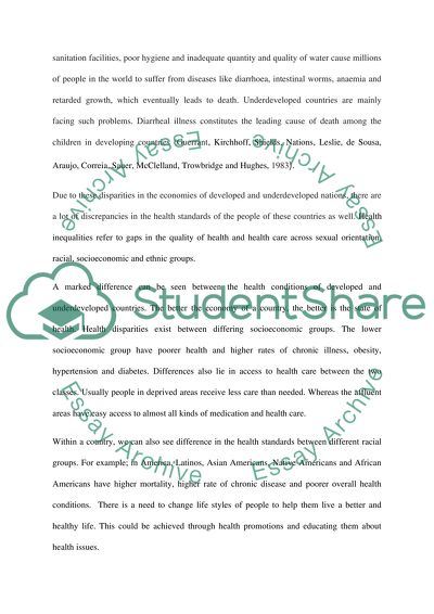 The Impact of Health Inequalities on Health Education and Health Promotion