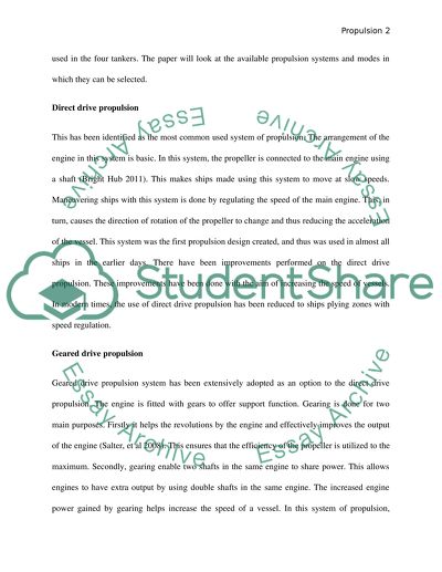 Ship Propulsion Systems: the Options