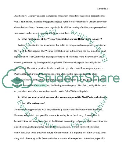 Germany of the 20th Century