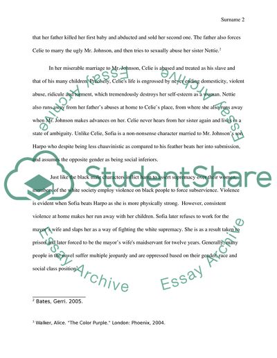 The Color Purple by Alice Walker