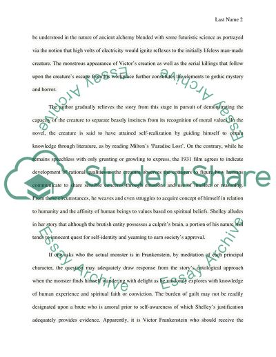 Frankenstein (1818 Book)