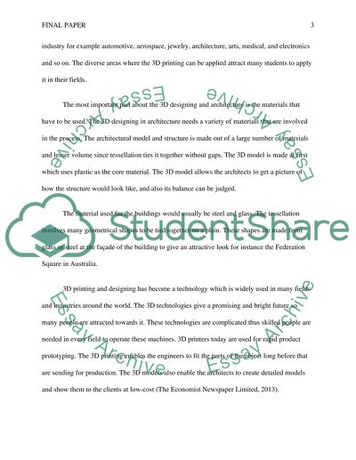 Visual Analysis and critical reflection