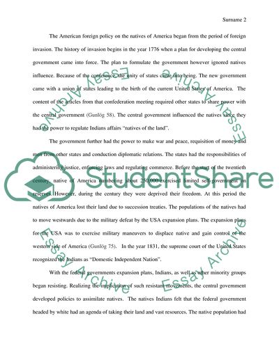 The Effects of American Imperialism on Native Americans