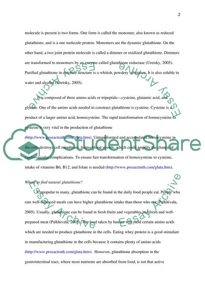 Contemporary Health: Glutathione