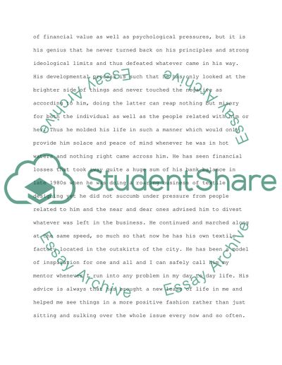 The Life of a Person