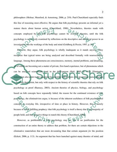 The Problem of Mind and Body in Philosophy