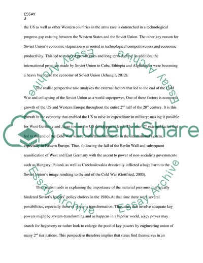 The Cold War Interpreted