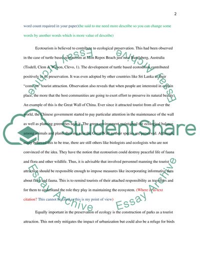 The Transformation of Modern Ecotourism