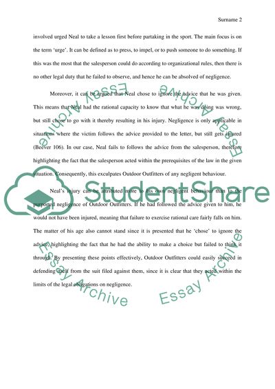 Outdoor Outfitters: A Case Study