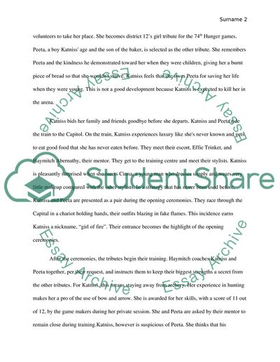 The Main Character of the Hunger Games