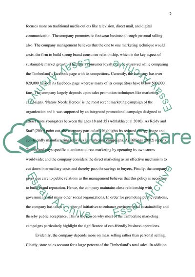 Integrated Marketing Communications: Timberland