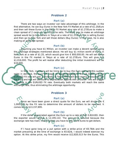 Calculating the Exchange Rate