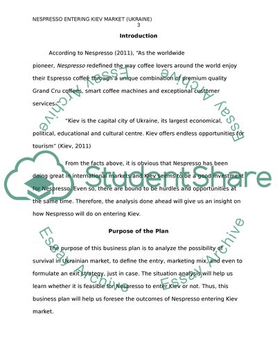 Nespresso Entering Kiev Market