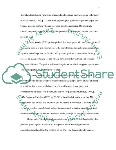 How Do We Better Help or Understand an Amputee