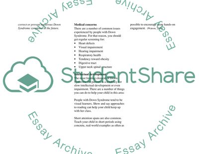 Publish a leaflet disseminating information on a particular disability or syndrome