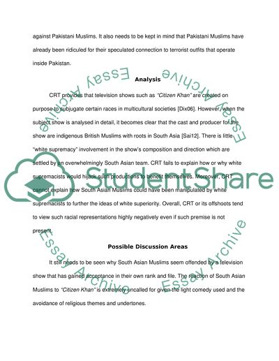 The Critical Race Theory