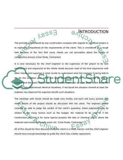 The Basics of the Construction Process