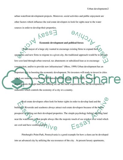 The Importance of Infrastructure Development