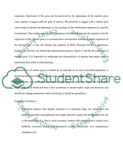 Great Role of the Study and Use in Medicine of Marker and Reporter Genes