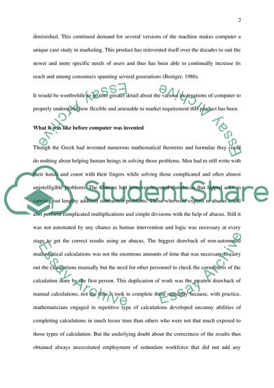 The Gradual Transformation of Computers and the Technical Aspect of the Development