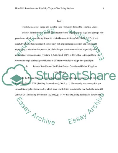 How Liquidity Traps Affect Policy Options