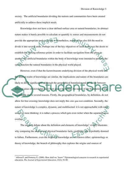 The Nature of Boundaries