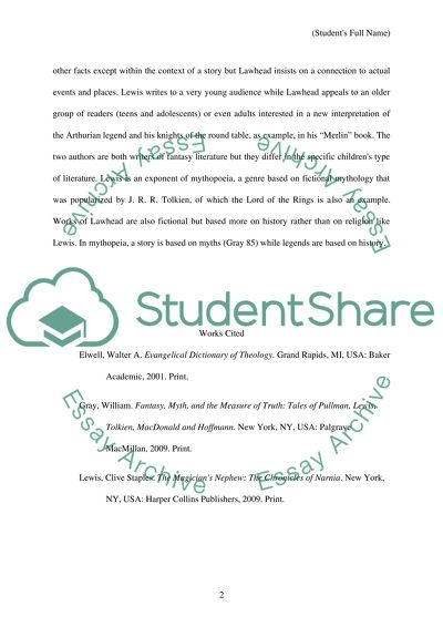 The Magicians Nephew and Merlin