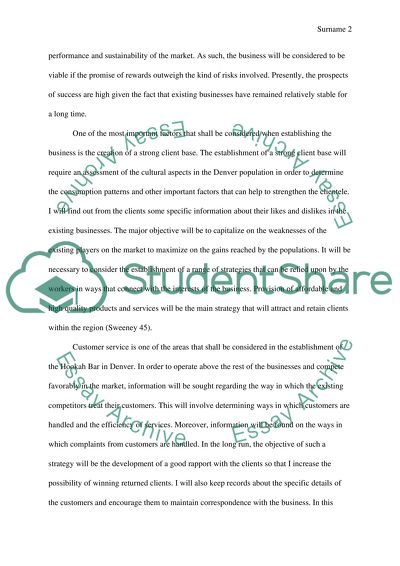 The Establishment of Hookah Bar in Denver