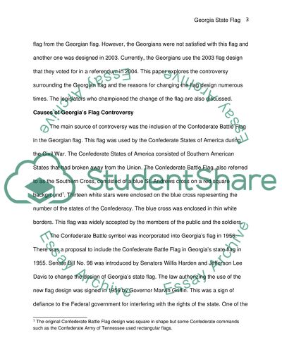 Georgia State Flag Issue