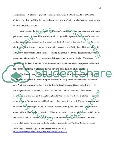 Causes of Vietnam War