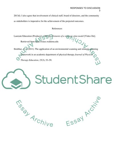 Discussion Board Post Response
