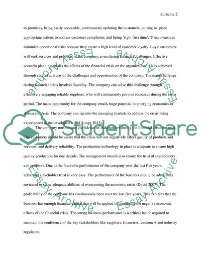 International Finance: The BT Group