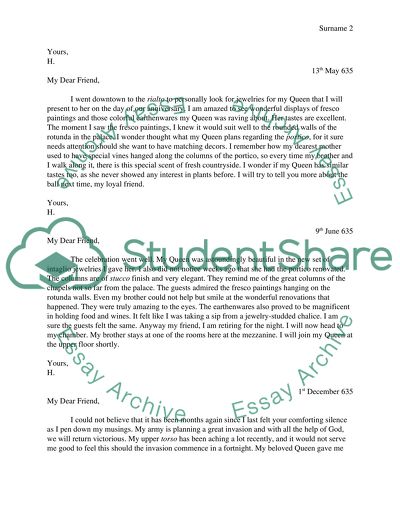 Diary Entries (About a Brit Lit Character)