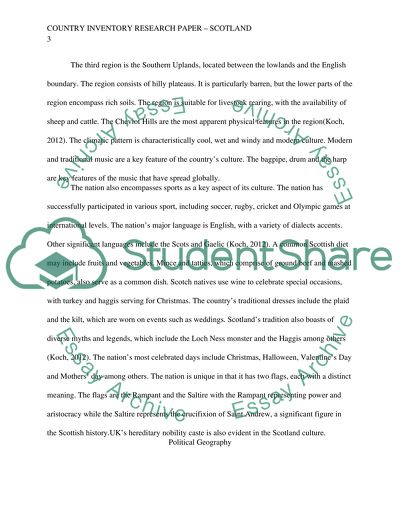 Physical Geography of a Scotland