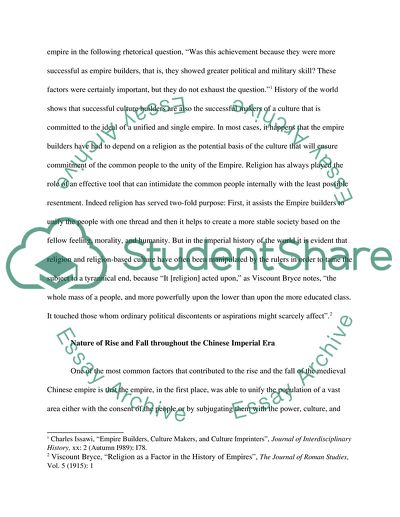 Rise and Fall of Medieval Chinese Empire: Tang Dynasty