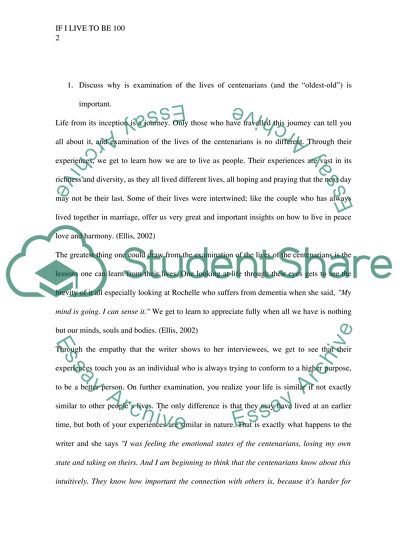 Life from Its Inception Is a Journey