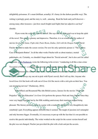 Gone Girl by David Fincher