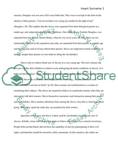 An american slave by Frederick Douglass, Narrative of the Life of Frederick Douglass