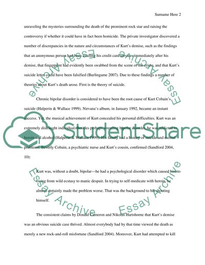 The Death of Kurt Cobain: The Unresolved Mystery of Rock-n-Roll America