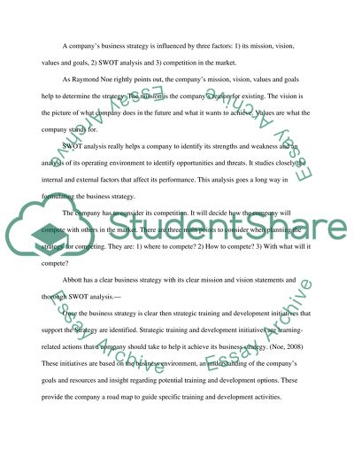 Employee Training and Development at Abbott