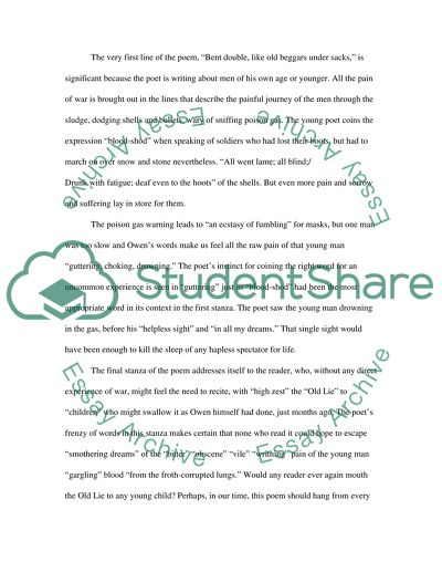 The Old Lie, The Young Die