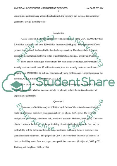 American Investment Management Service as One of the Larger Services Providing Companies in the USA