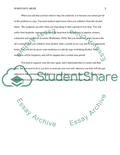 Personal Impact of Substance Abuse