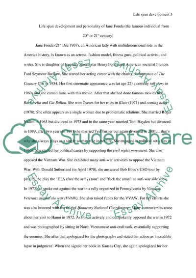 Life Span Development and Personality/Gen Psych