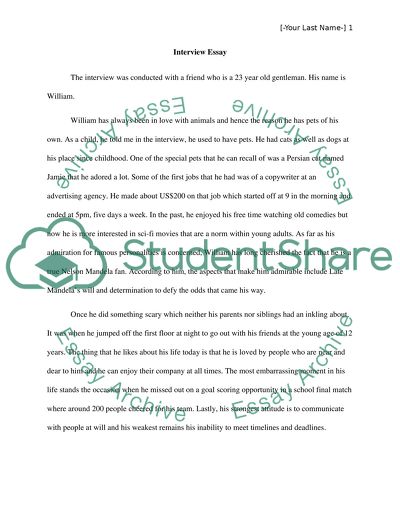 Interview with a Boy