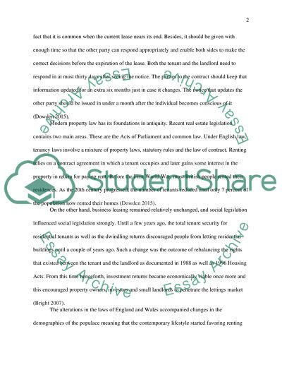 The Significance Of The Landlord And Tenant Act 1954