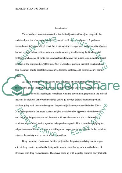 Problem-Solving Courts